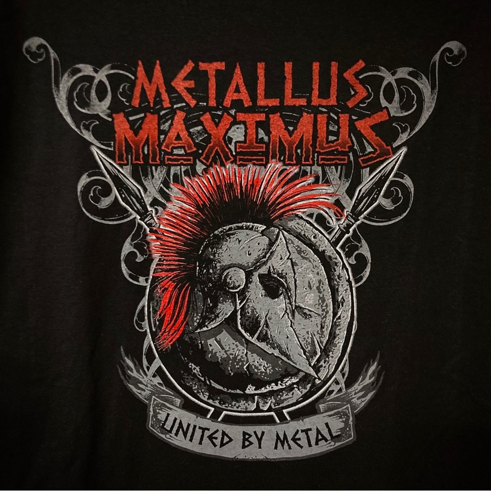 Metal Shirt Metallus Maximus black XL NWOT